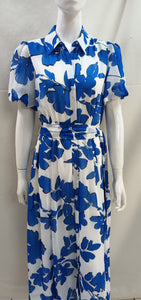 VESTIDO SD ESTAMPADO FLOR AZUL