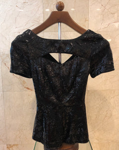 BLUSA NEGRA PARA FIESTA