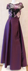 VESTIDO LARGO MORADO